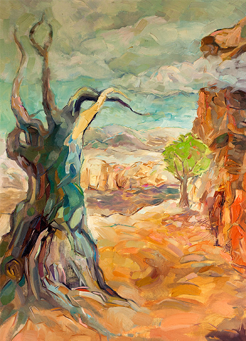 Original oil painting. Modern Impressionism